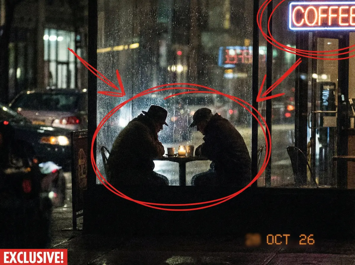 吃瓜天堂 深夜咖啡馆密会现场照